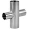 Steel & Obrien 3" x 2" BPE Weld End Reducing Cross - 316SS SF1 S9RWWWW-3X2-PL-316 - alternate 1